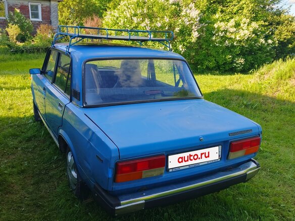2004 Lada (ВАЗ) 2107, синий, 120000 рублей - вид 3