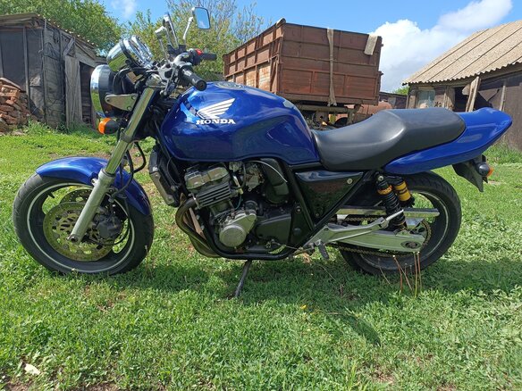 1994 Honda CB 400 Super Four, синий, 300000 рублей - вид 12