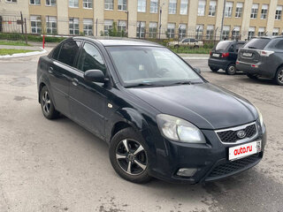 2009 Kia Rio II Рестайлинг, чёрный, 339000 рублей, вид 4
