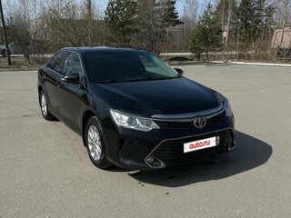 2014 Toyota Camry VII (XV50) Рестайлинг, чёрный, 1950000 рублей, вид 2