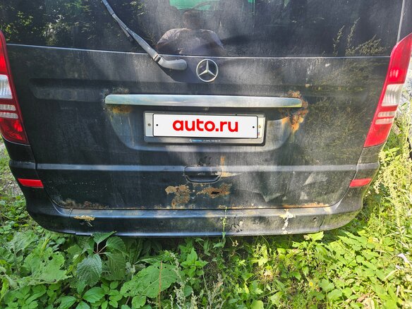 2012 Mercedes-Benz Viano L2 I (W639) Рестайлинг, чёрный - вид 1