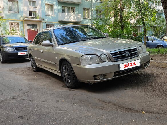 2006 Kia Magentis I Рестайлинг, бежевый, 150000 рублей - вид 2