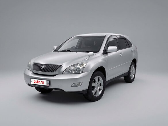 2003 Toyota Harrier II (XU30), серебристый, 1300000 рублей