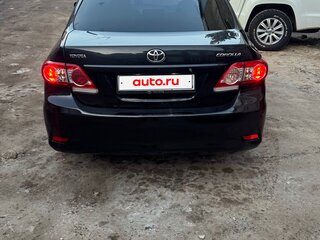2012 Toyota Corolla X (E140, E150) Рестайлинг, чёрный, 1200000 рублей, вид 5