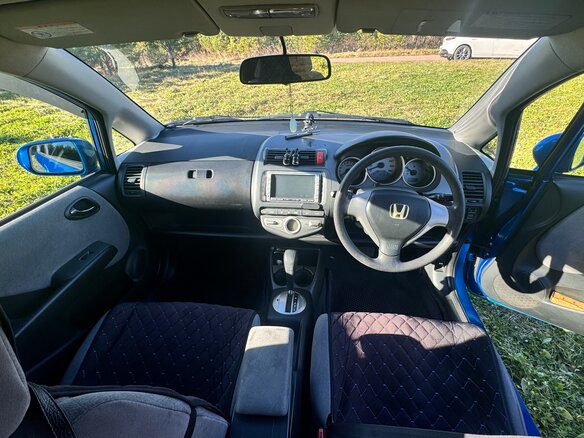 2007 Honda Fit I, синий, 450000 рублей - вид 5