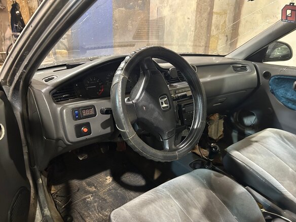 1993 Honda Civic V, серебристый, 35000 рублей - вид 6