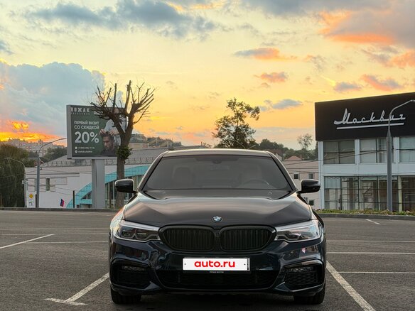 2018 BMW 5 серии 530i xDrive VII (G30/G31/G38), чёрный - вид 1