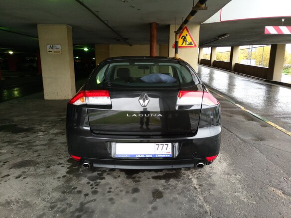 2008 Renault Laguna III, чёрный - вид 2