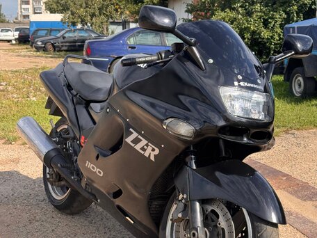 2000 Kawasaki ZZR 1100, чёрный, 180000 рублей, вид 1