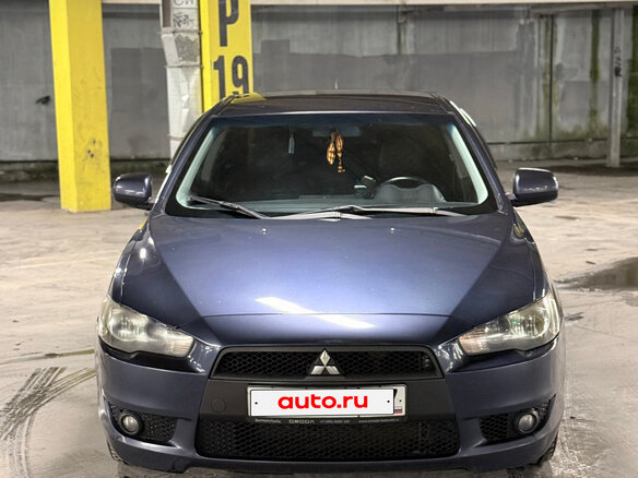 2007 Mitsubishi Lancer X, синий, 630000 рублей - вид 2