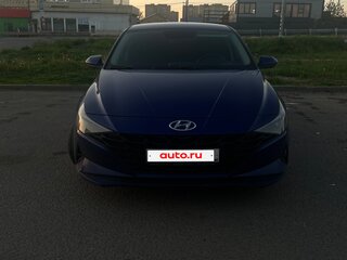 2021 Hyundai Elantra VII (CN7), синий, 1750000 рублей, вид 2