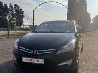 2016 Hyundai Solaris I Рестайлинг, чёрный, 1000000 рублей, вид 2