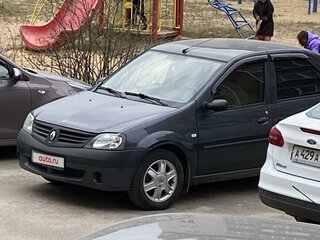 2008 Renault Logan I, серый, 380000 рублей, вид 1