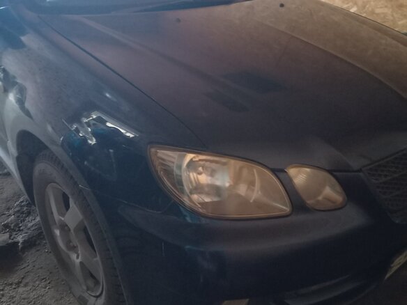 2002 Mitsubishi Airtrek I, синий, 550000 рублей - вид 6