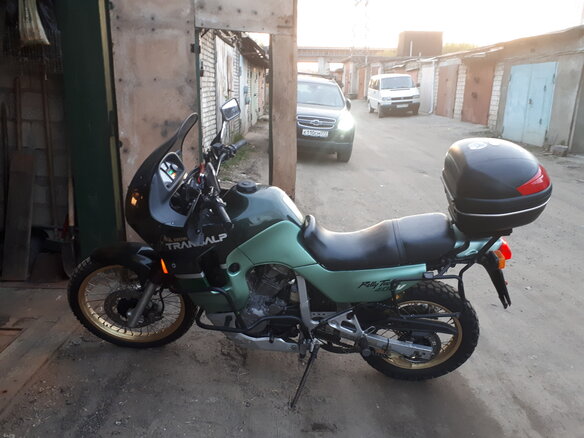1994 Honda Transalp 400, зелёный - вид 6