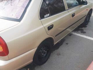 2006 Hyundai Accent ТагАЗ II, бежевый, 310000 рублей, вид 2
