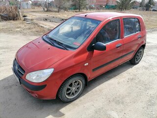 2008 Hyundai Getz I Рестайлинг, красный, 369000 рублей, вид 1