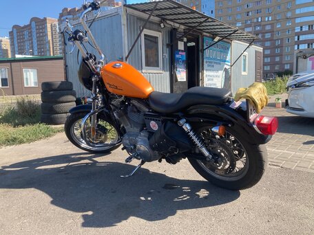 2002 Harley-Davidson Sportster 1200, чёрный, 500000 рублей, вид 2