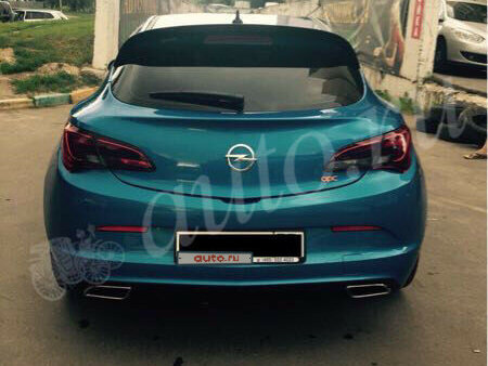 2012 Opel Astra OPC J, голубой - вид 2