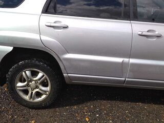 2006 Kia Sportage II, серебристый, 920000 рублей, вид 2