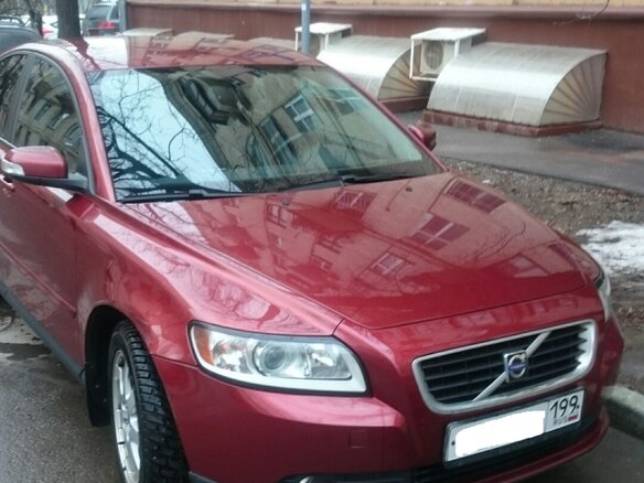 2007 Volvo S40 II Рестайлинг, красный - вид 6