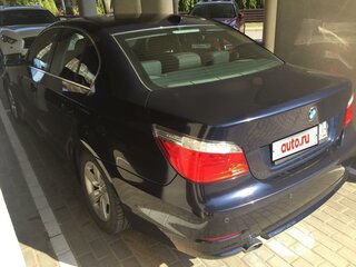 2009 BMW 5 серии 520i V (E60/E61) Рестайлинг, синий, 1650000 рублей, вид 3