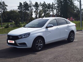 2019 Lada (ВАЗ) Vesta I, белый, 1400000 рублей, вид 2