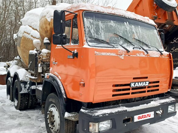 2007 КамАЗ Автобетоносмеситель, оранжевый, 1900000 рублей