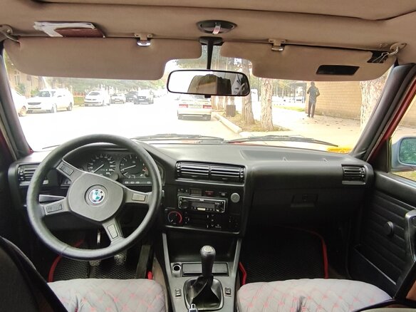 1989 BMW 3 серии 316i II (E30), красный, 270000 рублей - вид 7