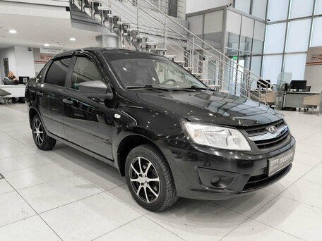 2018 Lada (ВАЗ) Granta I, чёрный, 450000 рублей, вид 3