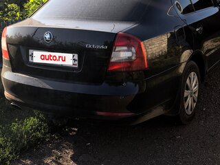 2012 Skoda Octavia II (A5) Рестайлинг, чёрный, 850000 рублей, вид 2