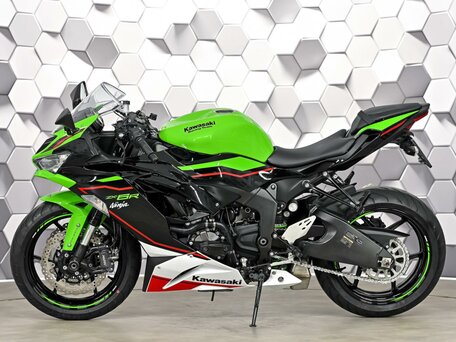 2022 Kawasaki ZX-6R Ninja, зелёный, 1149000 рублей, вид 4
