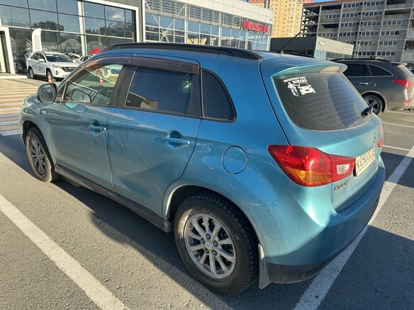 2013 Mitsubishi ASX I Рестайлинг, голубой, 1160000 рублей - вид 3