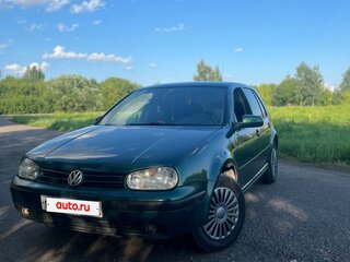 1999 Volkswagen Golf IV, зелёный, 300000 рублей, вид 1