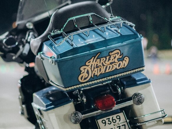 1995 Harley-Davidson Road King, синий, 800000 рублей - вид 16