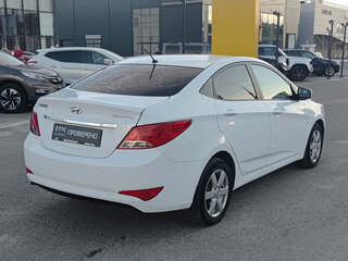 2014 Hyundai Solaris I Рестайлинг, белый, 815000 рублей, вид 5