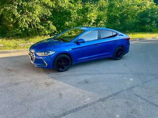 2018 Hyundai Elantra VI (AD), синий, 1200000 рублей, вид 1