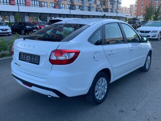 2019 Lada (ВАЗ) Granta I Рестайлинг, белый, 647000 рублей, вид 4