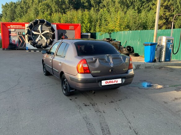 2004 Renault Symbol I Рестайлинг, серый, 270000 рублей - вид 4
