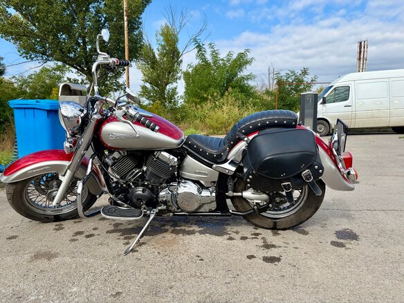 2006 Yamaha XVS400 Drag Star, красный - вид 9