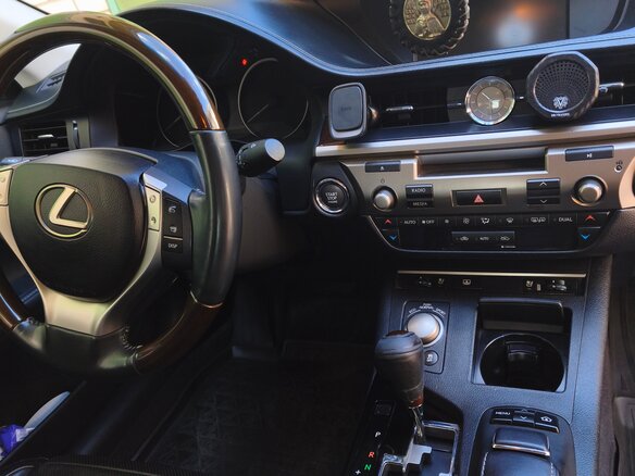 2013 Lexus ES 250 VI, чёрный, 1950000 рублей - вид 8