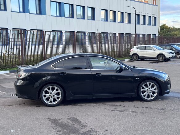 2008 Mazda 6 II (GH), чёрный - вид 3