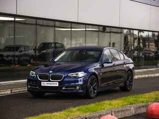 2016 BMW 5 серии 525d xDrive VI (F10/F11/F07) Рестайлинг, синий, 2577000 рублей, вид 3