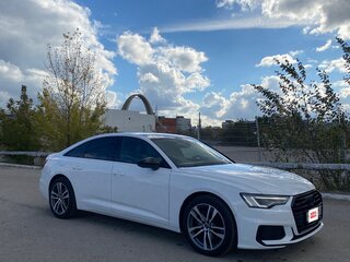 2021 Audi A6 45 TFSI V (C8), белый, 3990000 рублей, вид 4