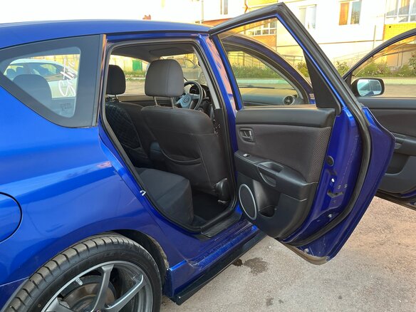 2007 Mazda 3 I (BK) Рестайлинг, синий, 660000 рублей - вид 15