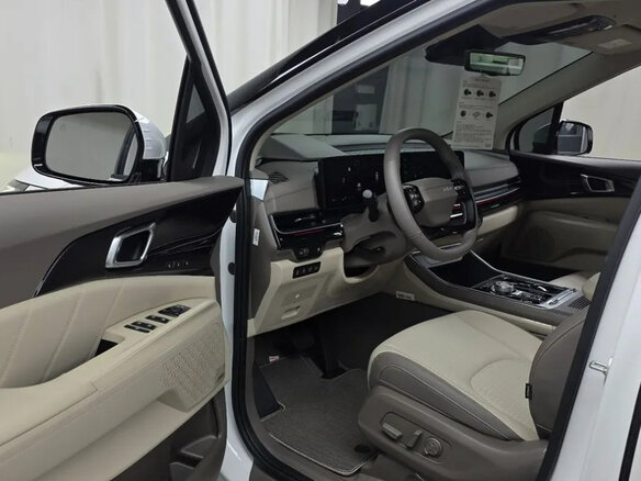 2023 Kia Carnival IV Рестайлинг, белый, 6020000 рублей - вид 8