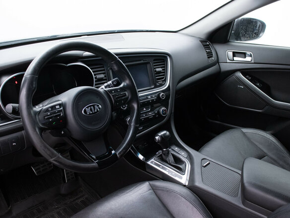 2015 Kia Optima III Рестайлинг, серый, 1382000 рублей - вид 8