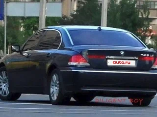 2002 BMW 7 серии 745i IV (E65/E66), синий, 420000 рублей, вид 2