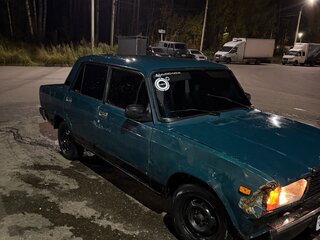 1997 Lada (ВАЗ) 2107, зелёный, 70000 рублей, вид 3
