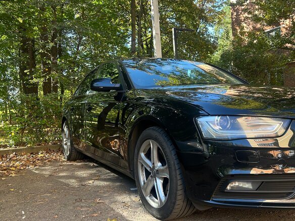 2013 Audi A4 IV (B8) Рестайлинг, чёрный, 1310000 рублей - вид 3